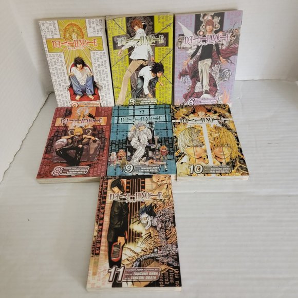 7 Lot Shonen Jump Advanced DEATH NOTE Tsugumi Ohba Takeshi Obata 2 5 6 8 9 10 11 - Picture 8 of 10